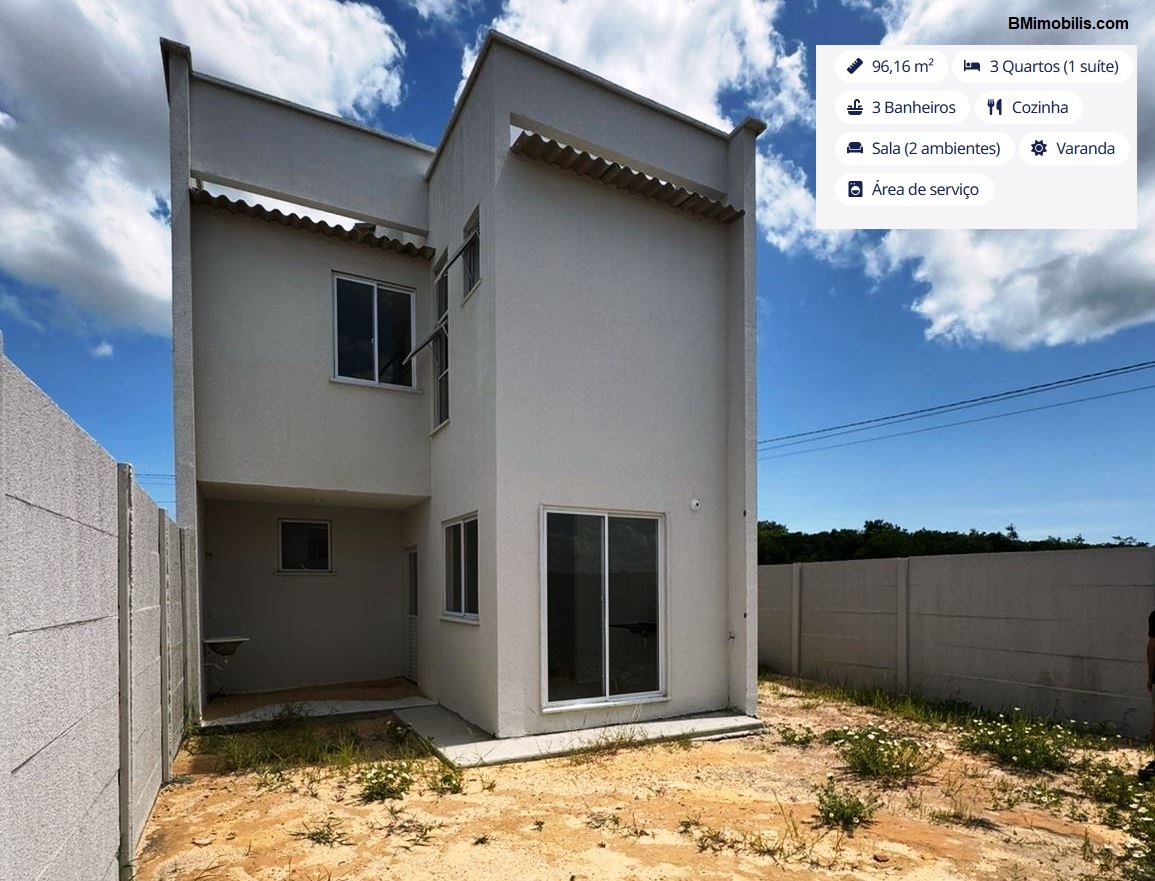 Casa Duplex localizada no Smart City Aquiraz, excelente pre�o!